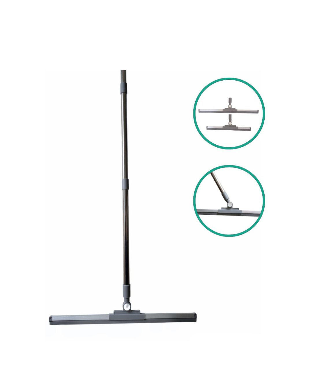 Rodo de Silicone com Cabo Inox 160cm – Lâmina 51cm