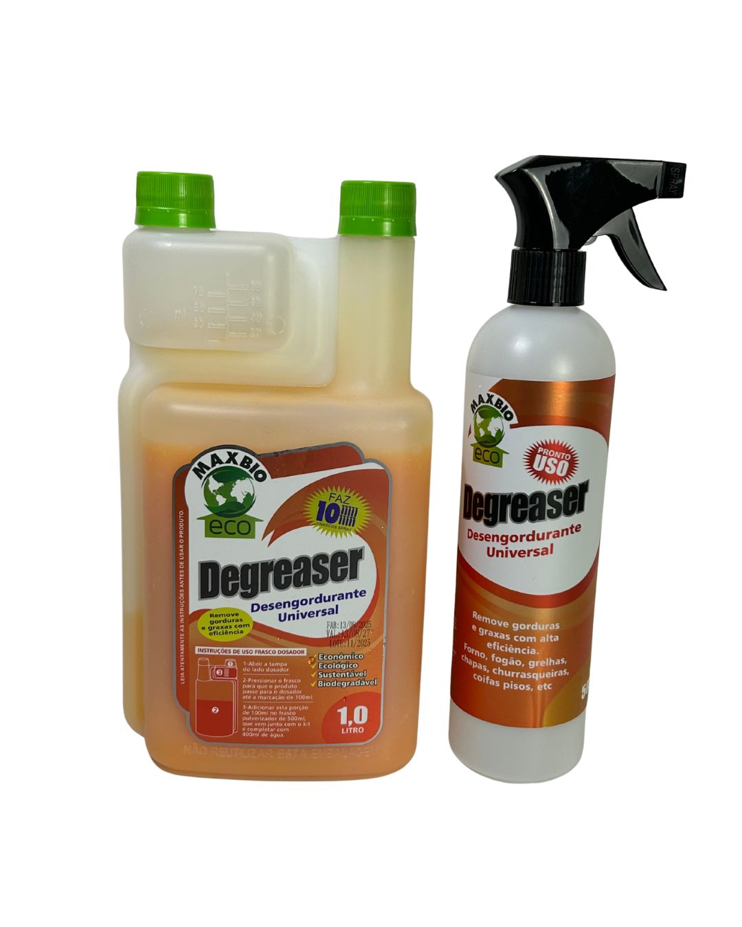 Kit Degreaser ECO – Desengordurante Universal Superconcentrado