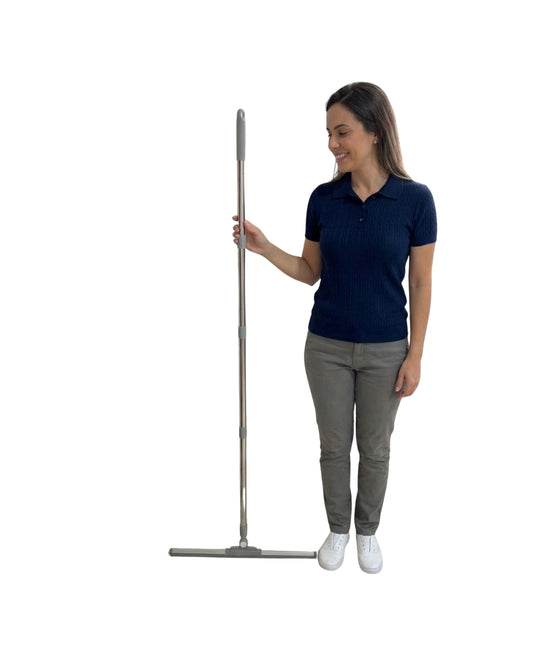 Rodo de Silicone com Cabo Inox 160cm – Lâmina 51cm
