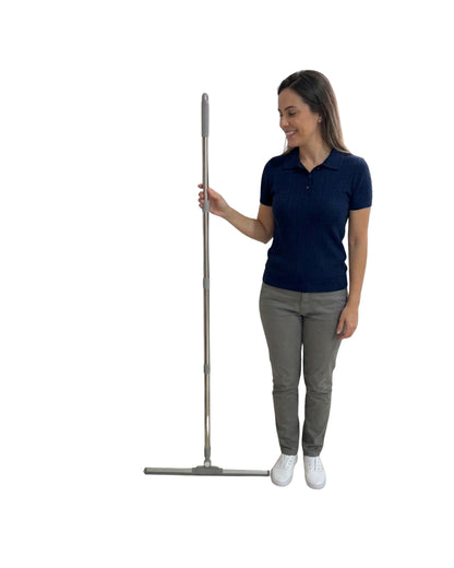 Rodo de Silicone com Cabo Inox 160cm – Lâmina 51cm